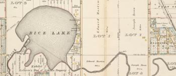 Image showing a plat map near Lake Hiawatha in Minneapolis