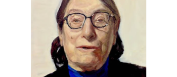 Portrait of Dora Zaidenweber by Spanish artist Félix de la Concha for his series "Portraying Memories: Portraits and Conversations with Survivors of the Shoah."
