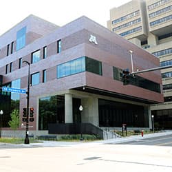 Phillips-Wangensteen building, which hosts part of the Health Sciences Library
